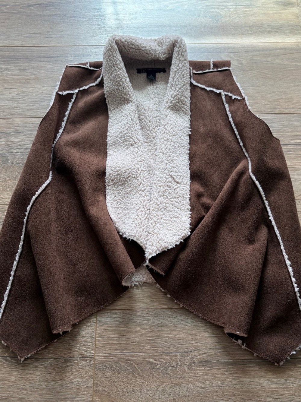 INC Furr Sweater Vest size Medium